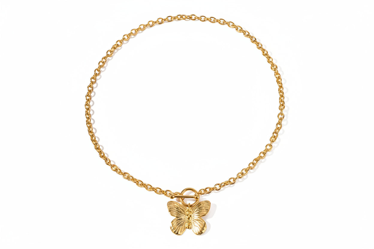 Butterfly Collection - 18K Gold Plated Jewelry Set