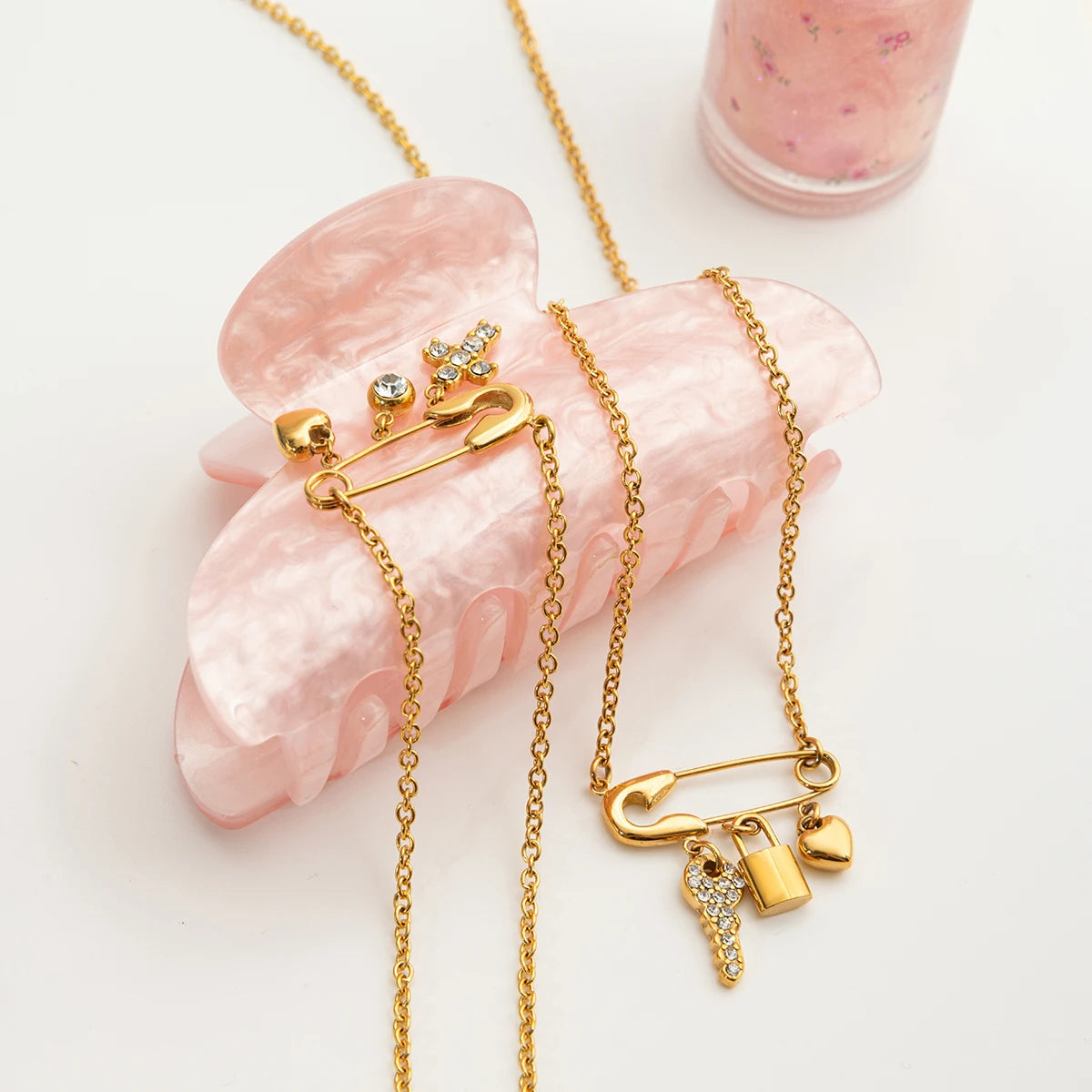 Designer Pendant Necklace Collection - 18K Gold Plated