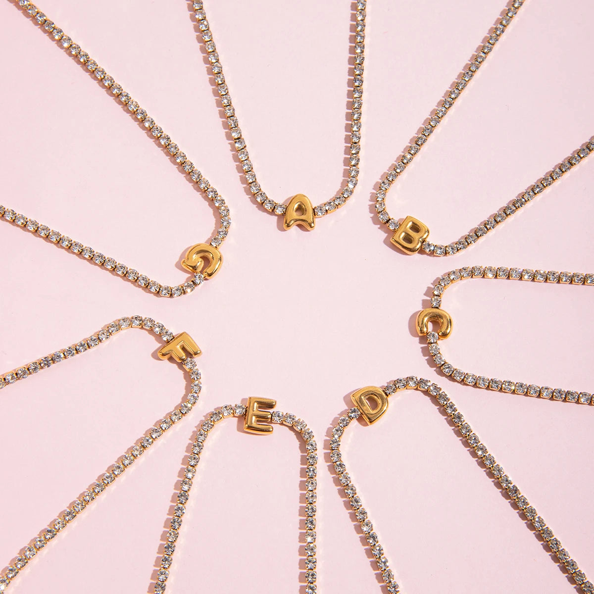 NORÉLI Lumière Letter Bracelet