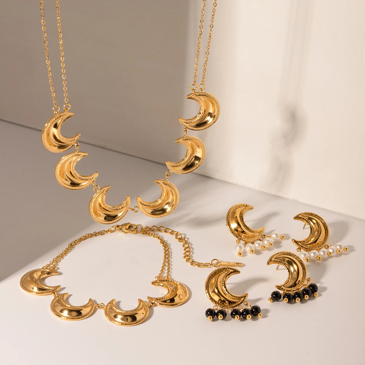 Celestial Moon Collection - Crystal Jewelry Set