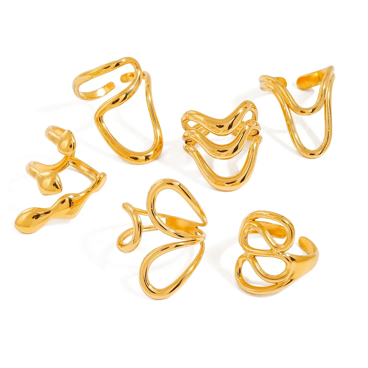 Liquid Gold Collection - Artisan Open Ring