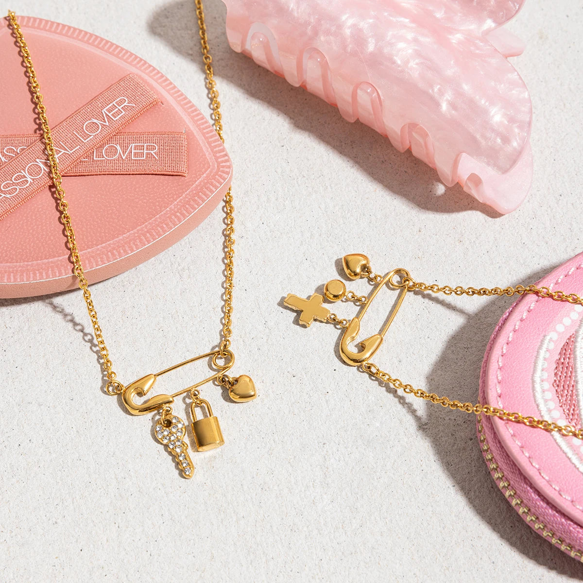 Designer Pendant Necklace Collection - 18K Gold Plated