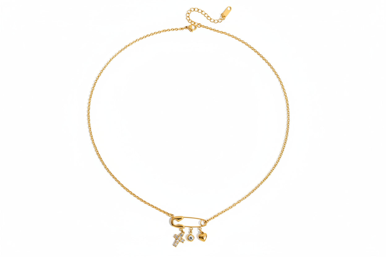Designer Pendant Necklace Collection - 18K Gold Plated