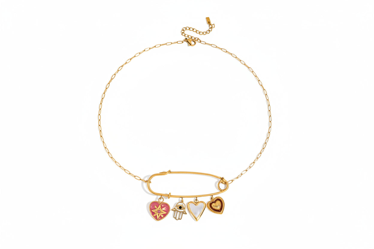 Designer Pendant Necklace Collection - 18K Gold Plated