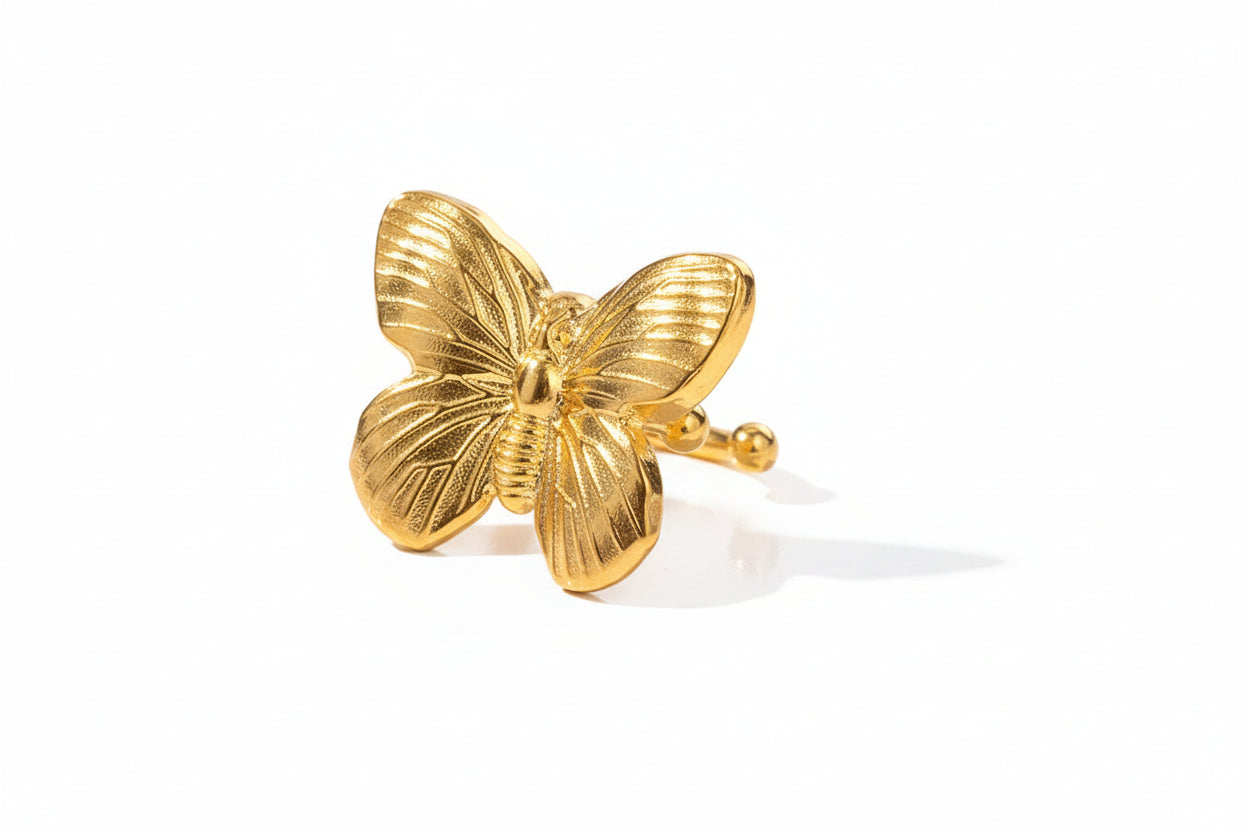 Butterfly Collection - 18K Gold Plated Jewelry Set