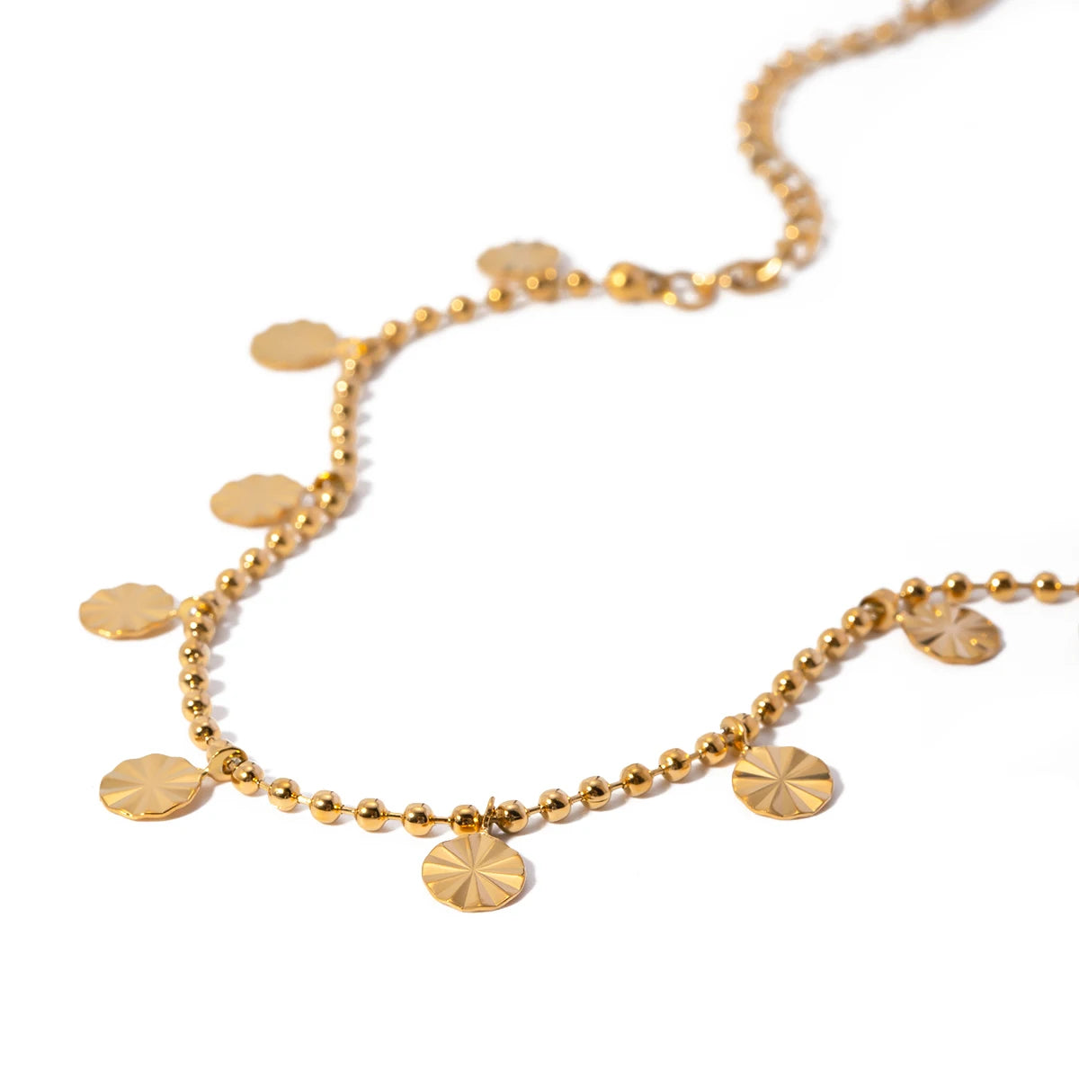 Petal Gold Anklet — 18K Plated Stainless Steel