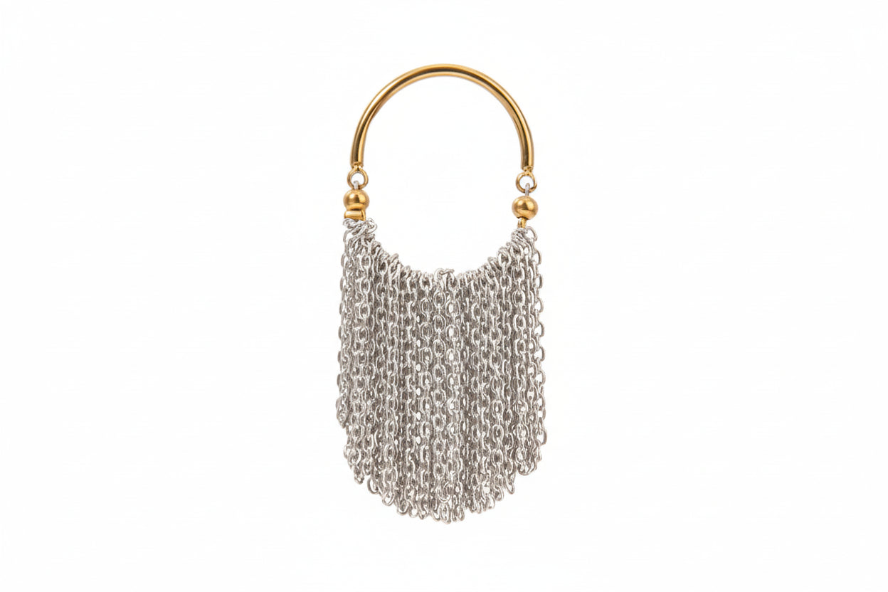 Chain Tassel Ring – 18K Gold Plated Stainless Steel