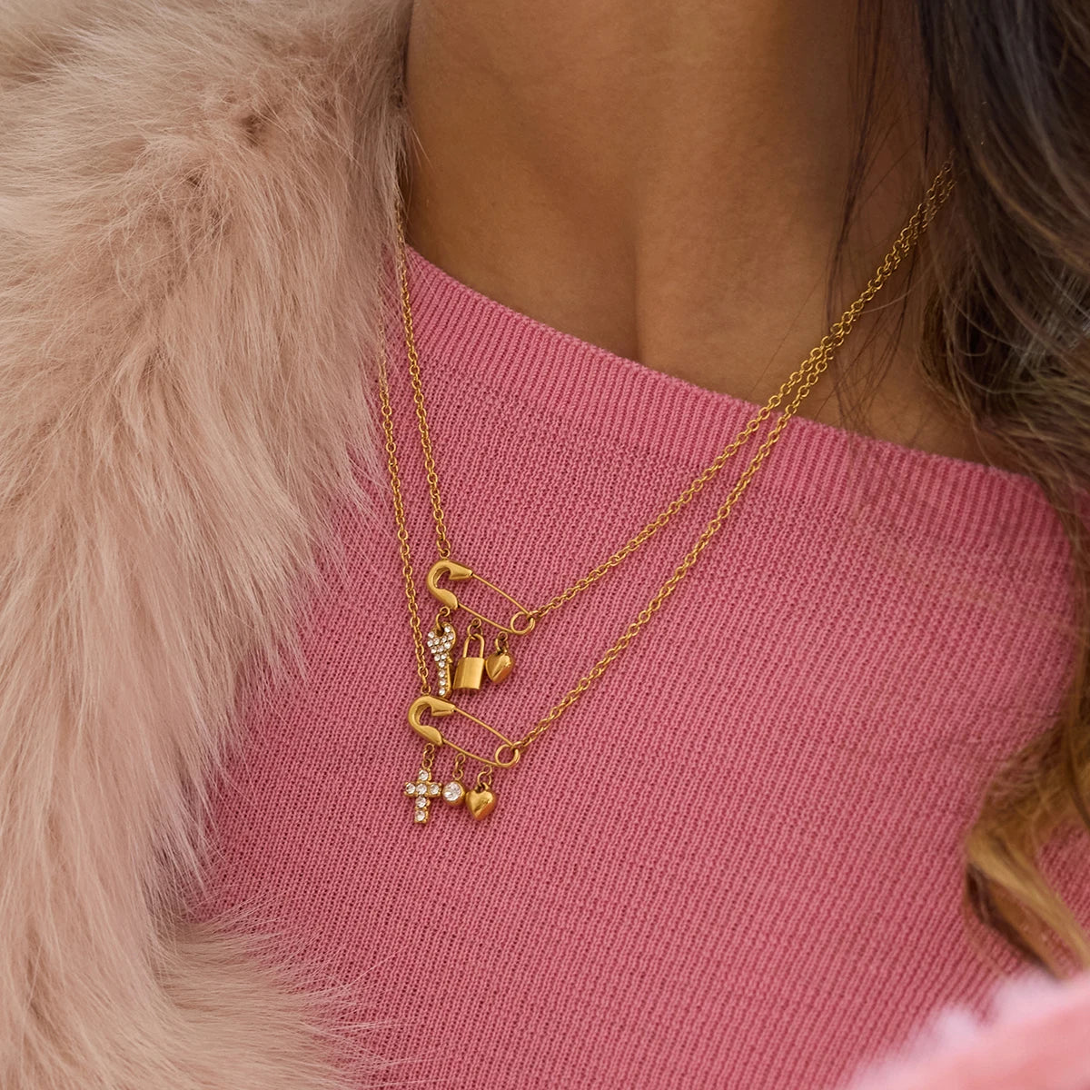 Designer Pendant Necklace Collection - 18K Gold Plated