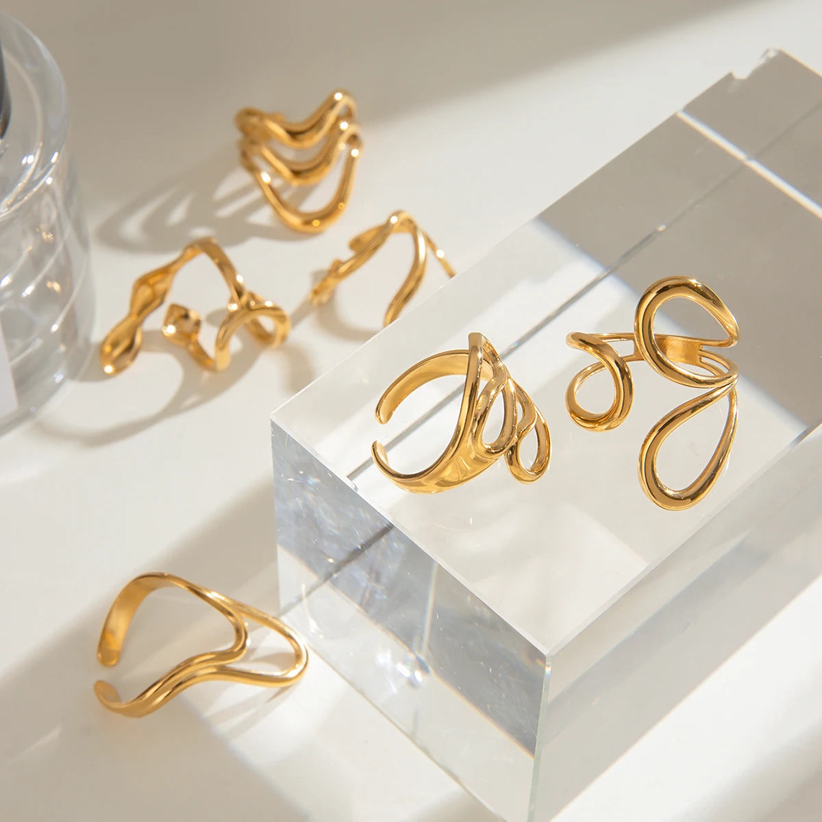 Liquid Gold Collection - Artisan Open Ring