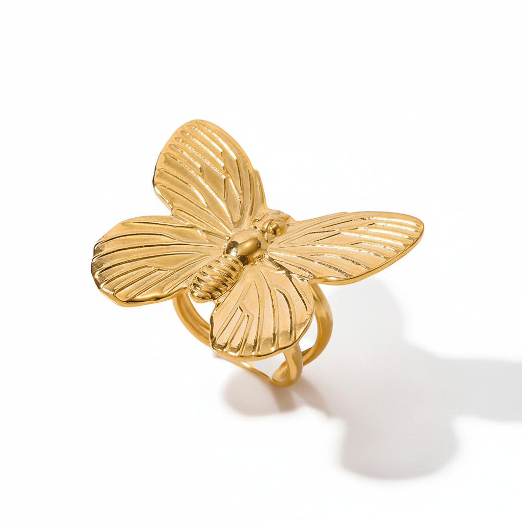 Butterfly Collection - 18K Gold Plated Jewelry Set