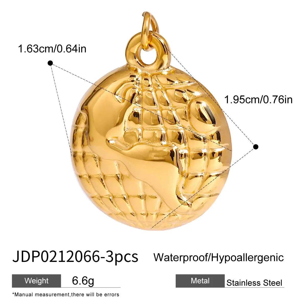 Zora Ocean Vacation 18K Gold Plated Stainless Steel Starfish Shell Pendant DIY Accessories Making Supplies for Necklace Bracelet