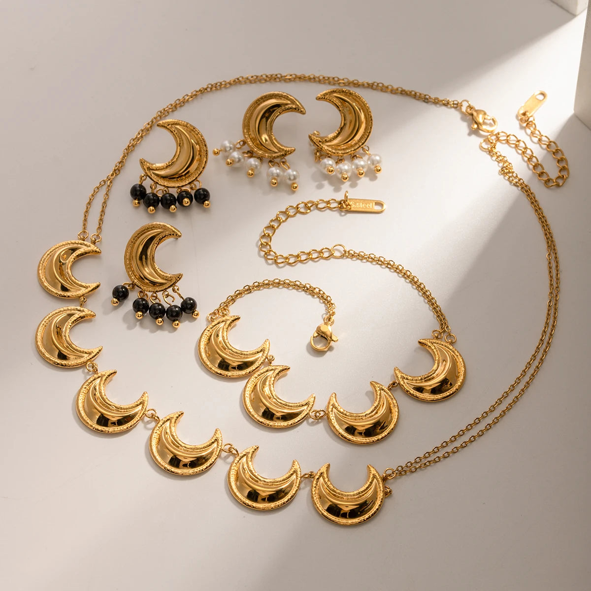 Celestial Moon Collection - Crystal Jewelry Set
