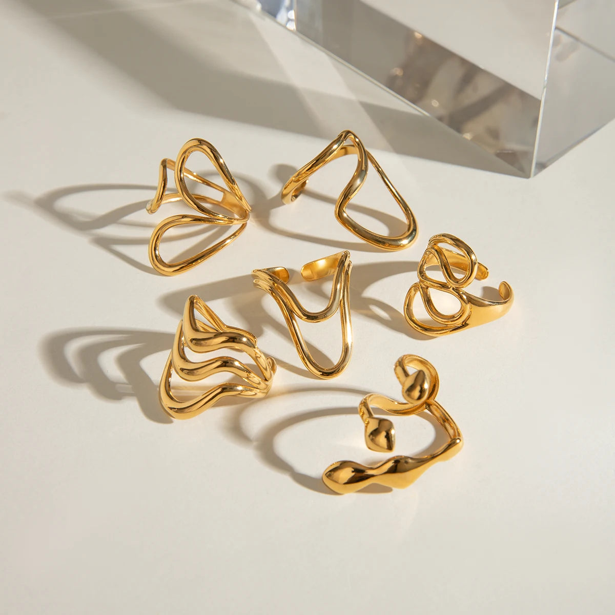 Liquid Gold Collection - Artisan Open Ring