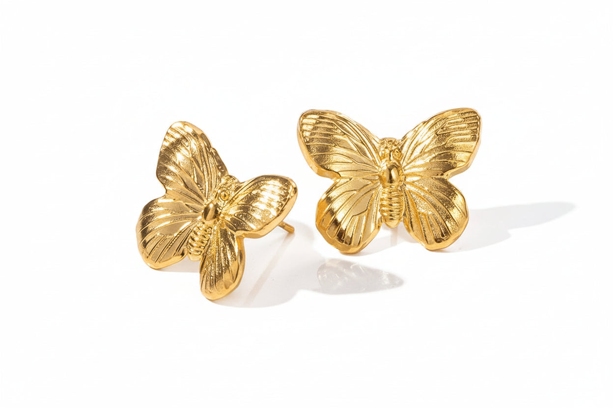 Butterfly Collection - 18K Gold Plated Jewelry Set