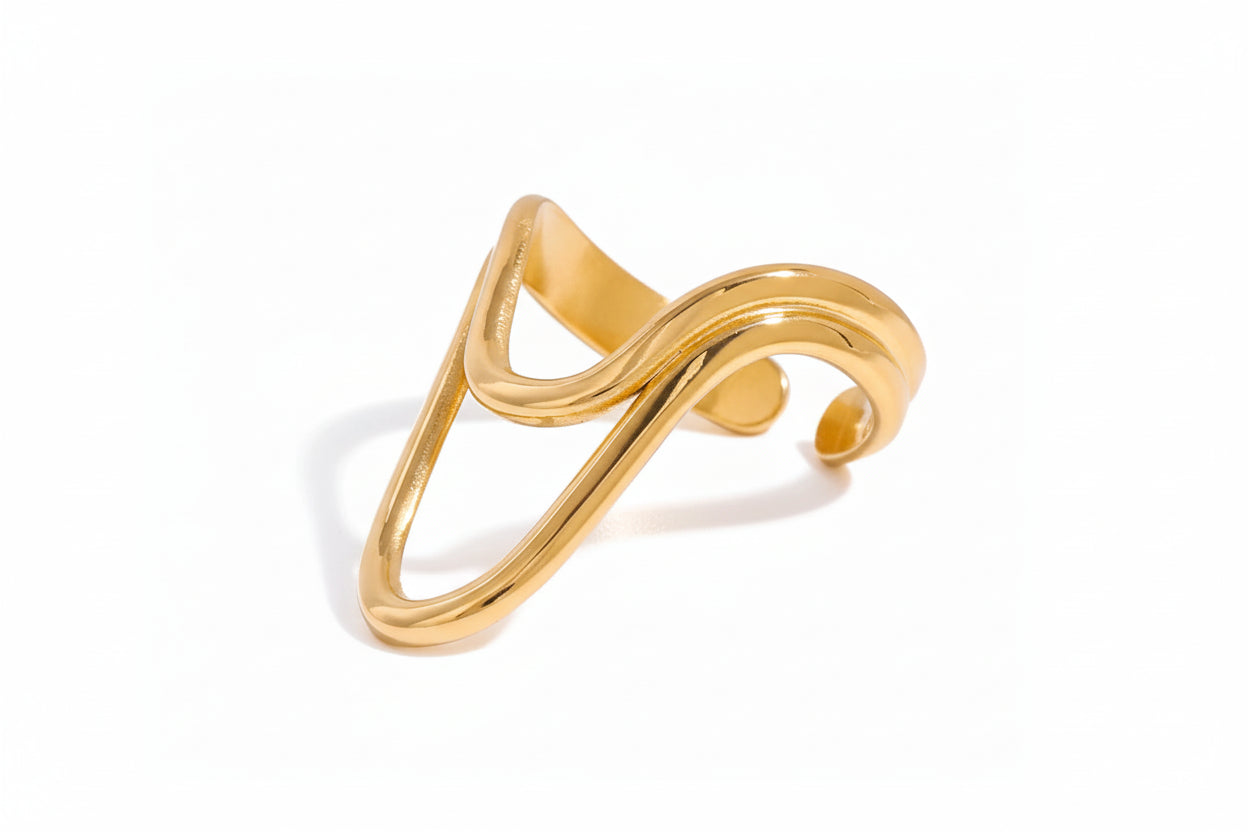 Liquid Gold Collection - Artisan Open Ring