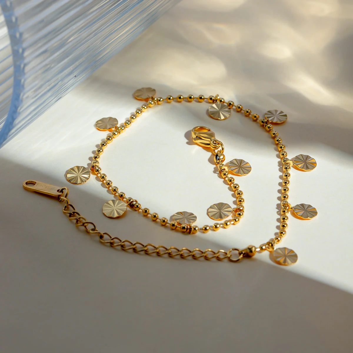 Petal Gold Anklet — 18K Plated Stainless Steel