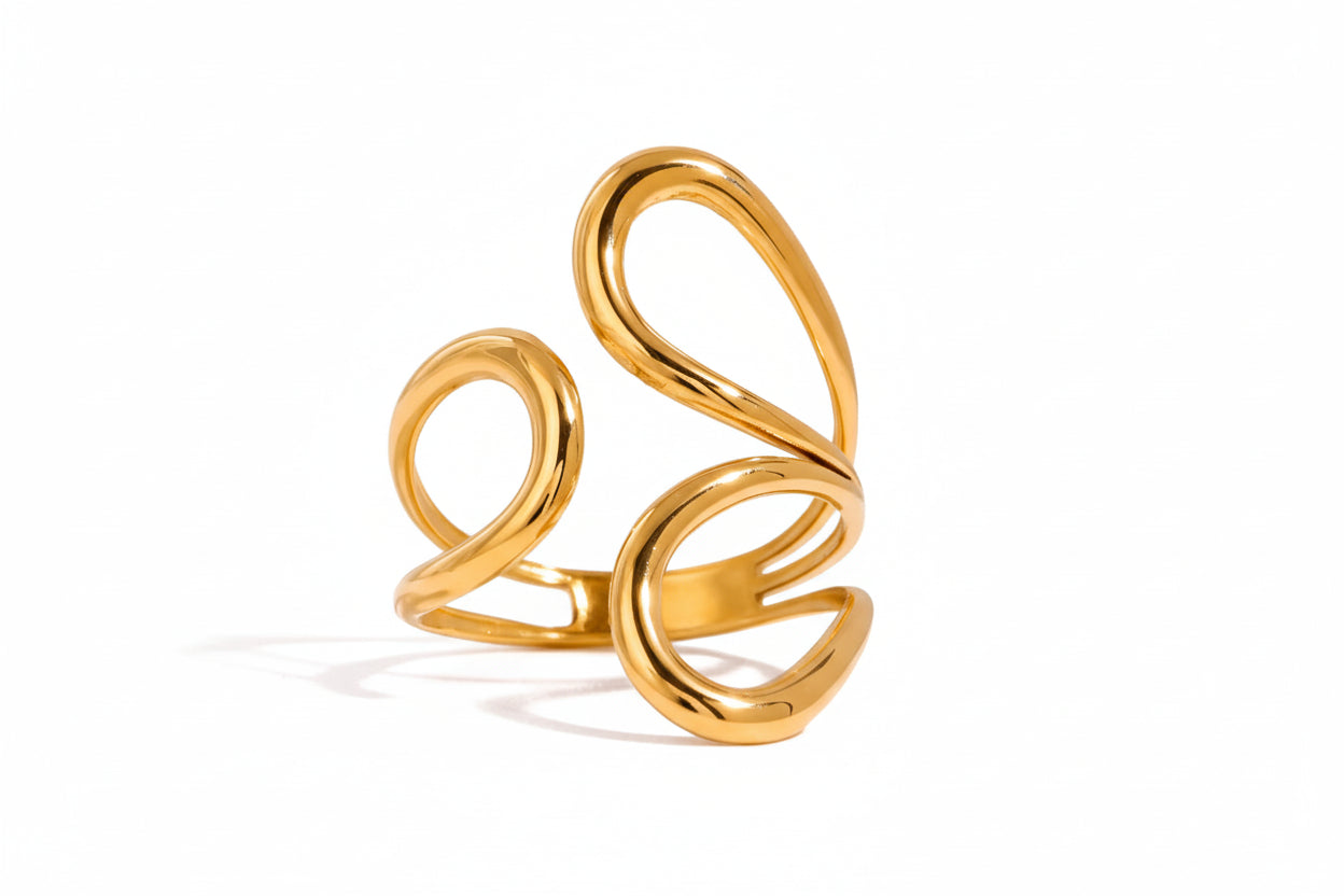 Liquid Gold Collection - Artisan Open Ring